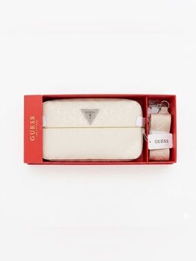 Guess Ivory La Rosa Mini Crossbody Bag
